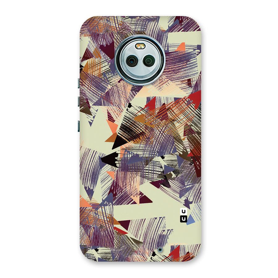 Abstract Sketch Back Case for Moto X4
