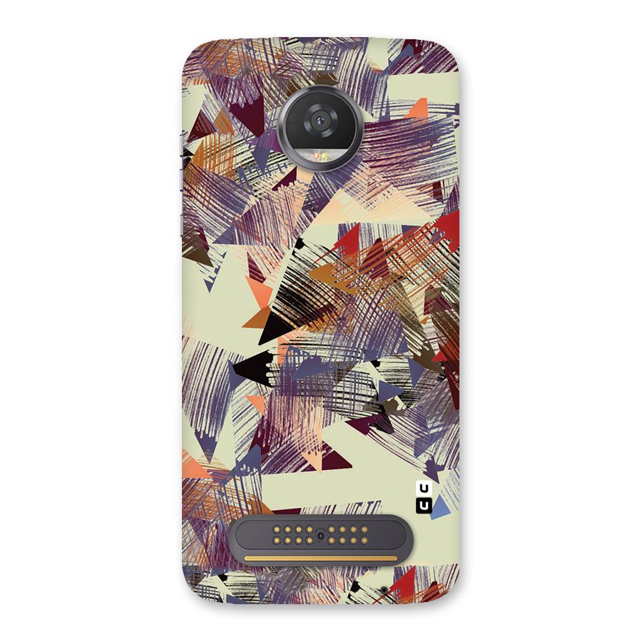 Abstract Sketch Back Case for Moto Z2 Play