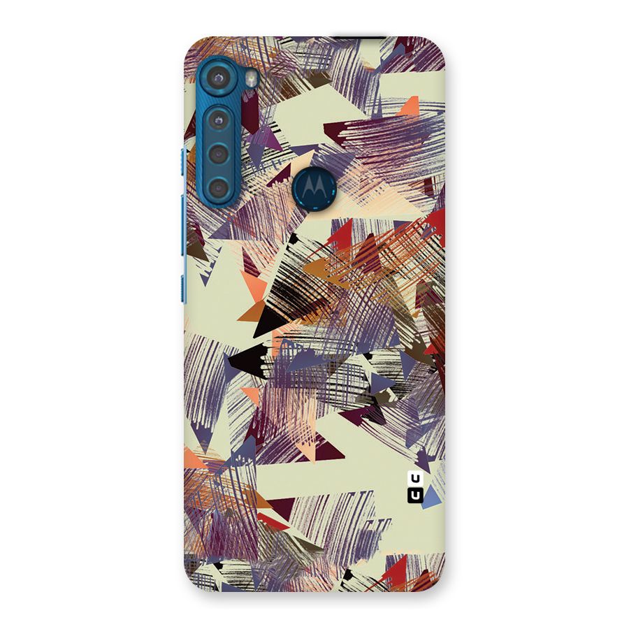 Abstract Sketch Back Case for Motorola One Fusion Plus