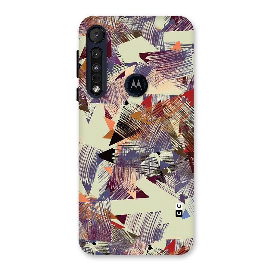 Abstract Sketch Back Case for Motorola One Macro