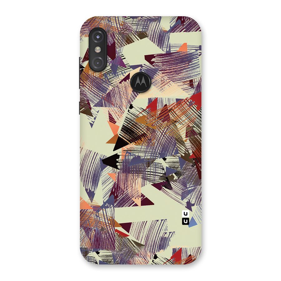 Abstract Sketch Back Case for Motorola One Power