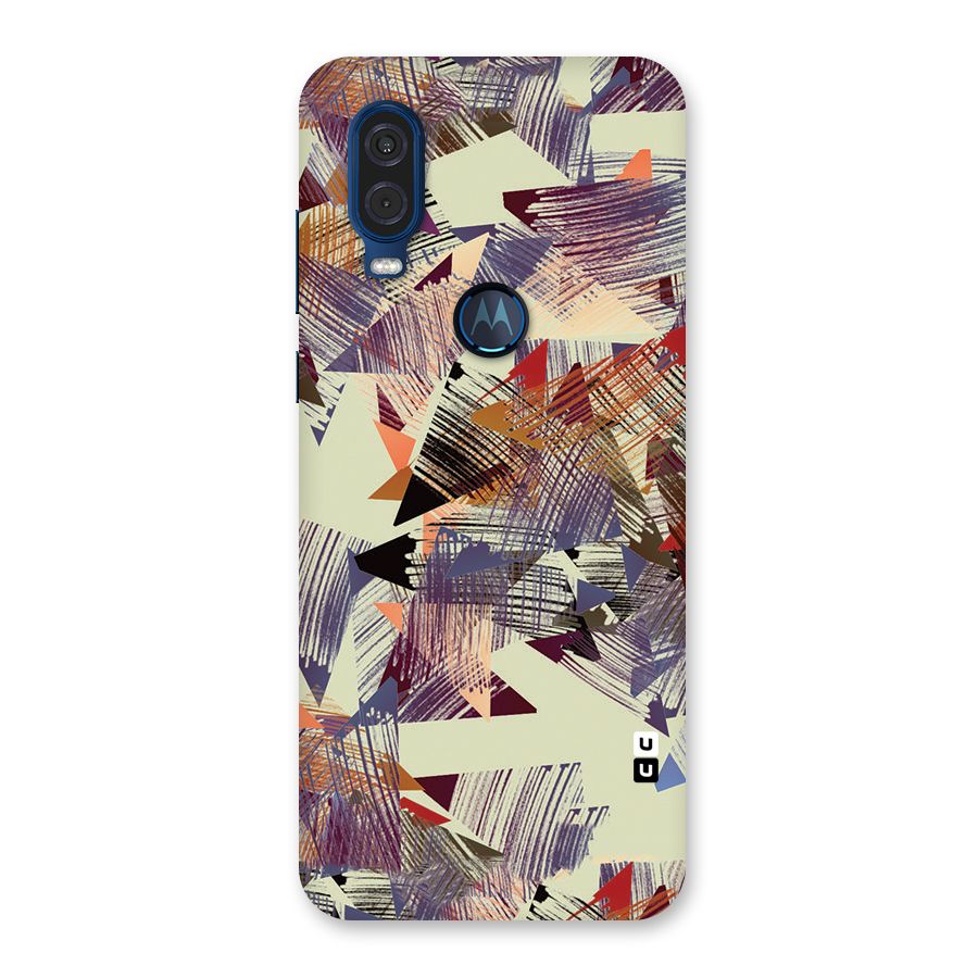 Abstract Sketch Back Case for Motorola One Vision
