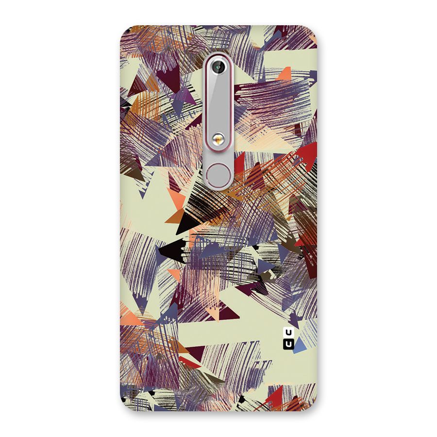 Abstract Sketch Back Case for Nokia 6.1