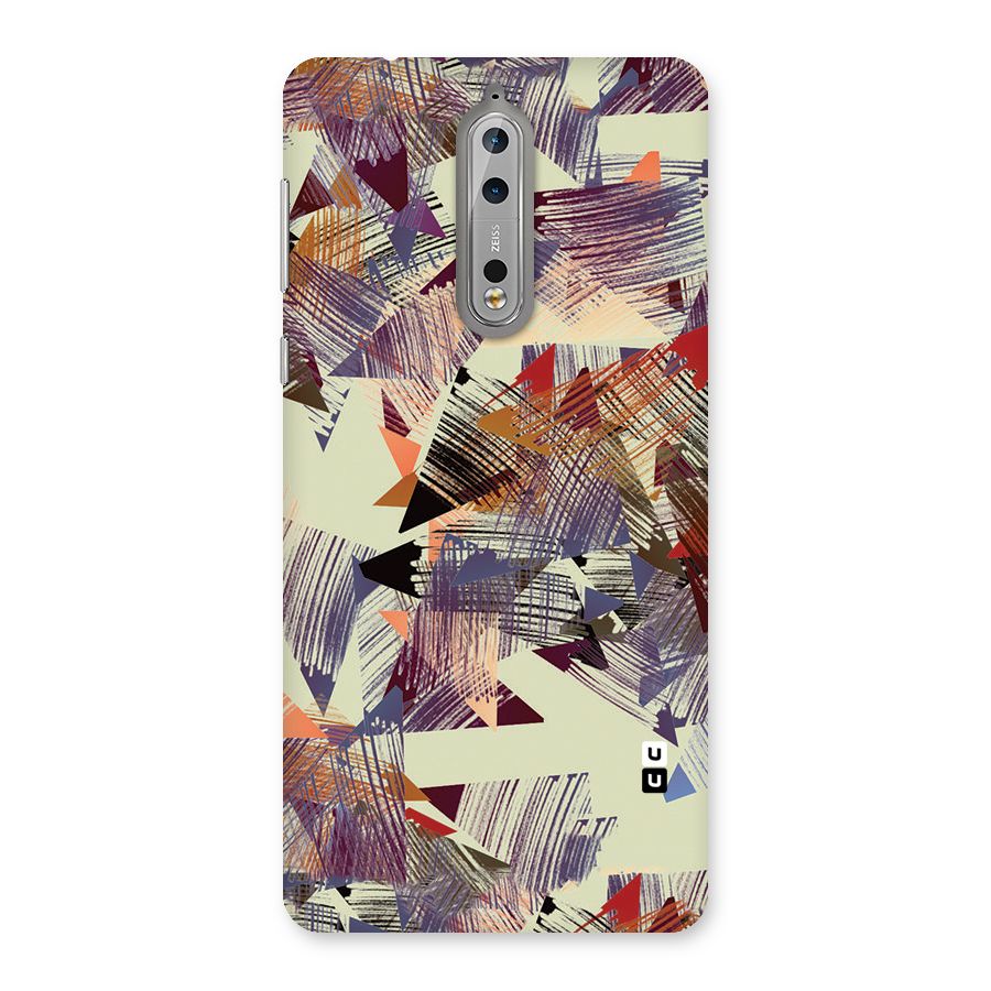 Abstract Sketch Back Case for Nokia 8