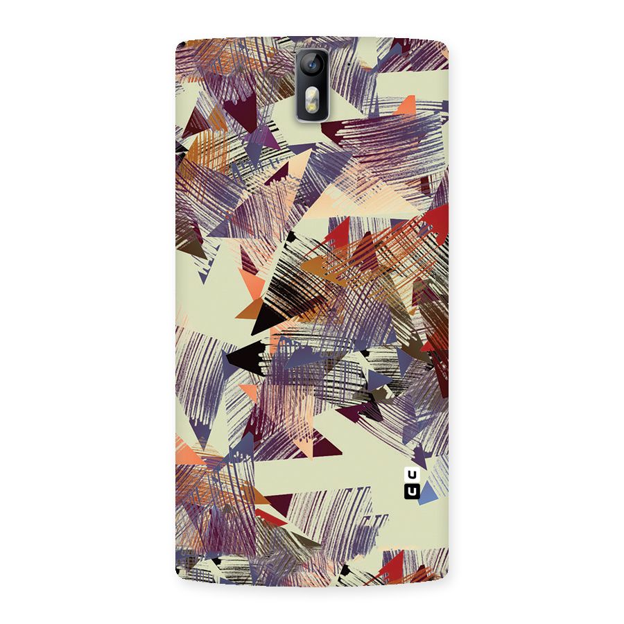 Abstract Sketch Back Case for One Plus One
