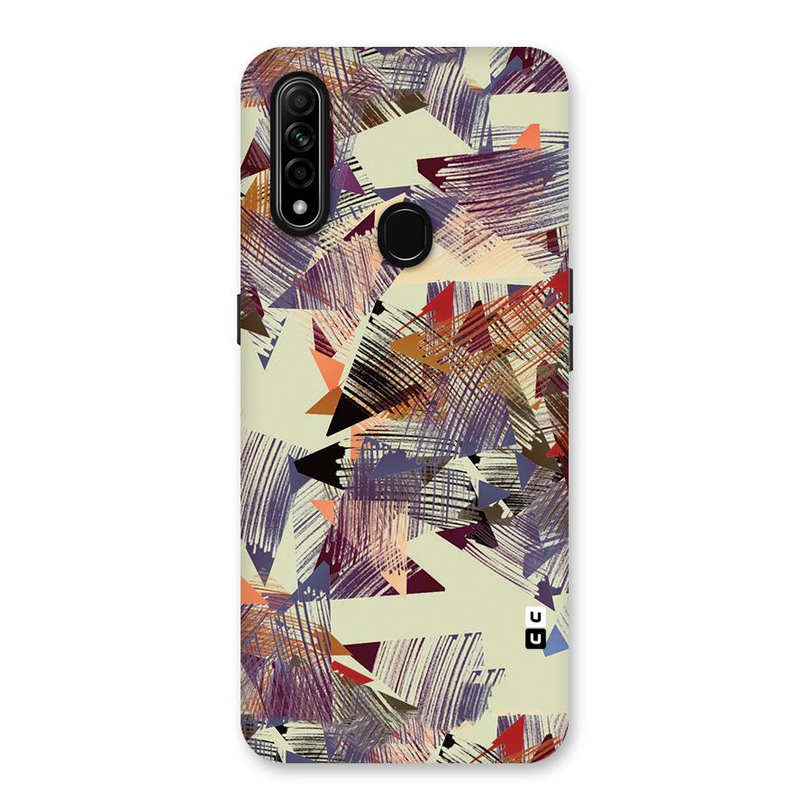 Abstract Sketch Back Case for Oppo A31
