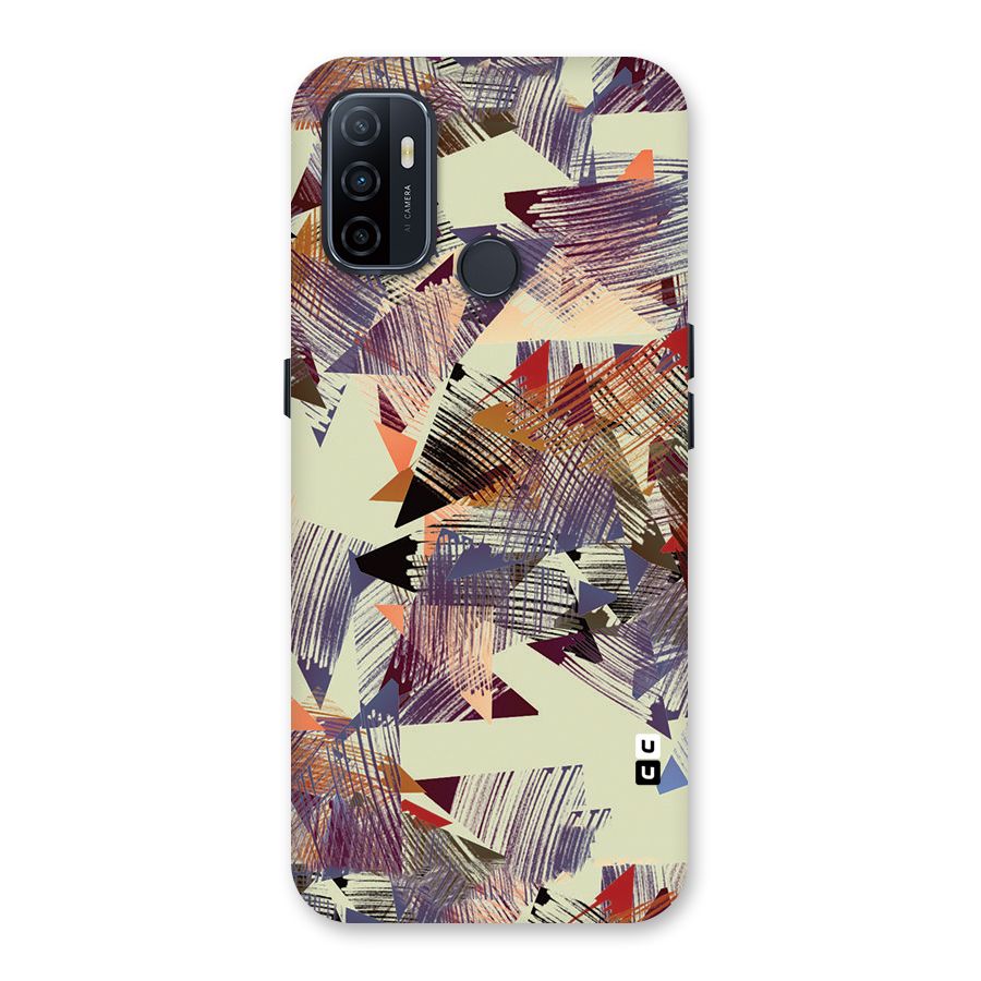 Abstract Sketch Back Case for Oppo A32