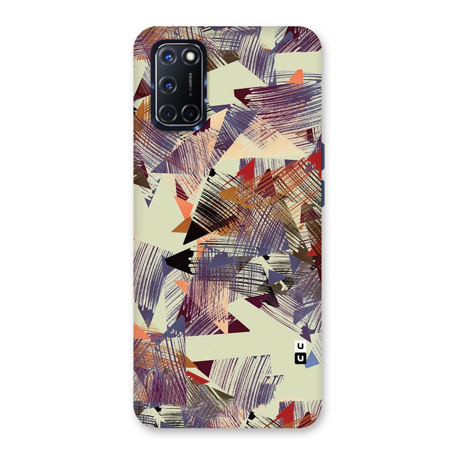Abstract Sketch Back Case for Oppo A52