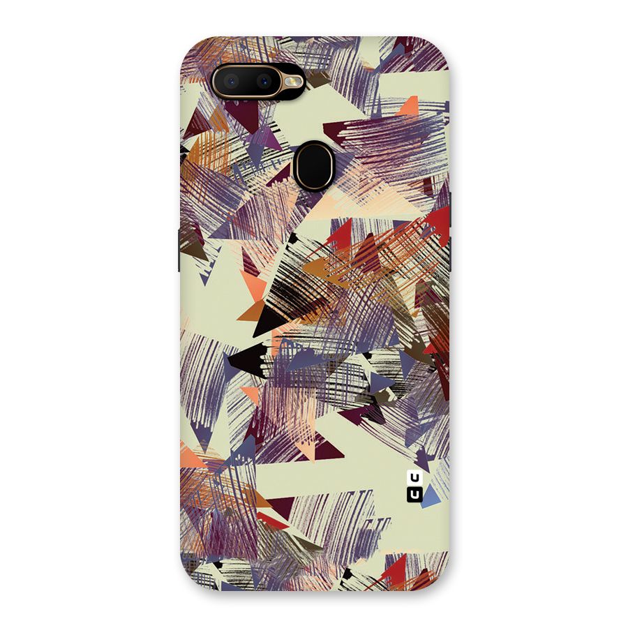 Abstract Sketch Back Case for Oppo A5s