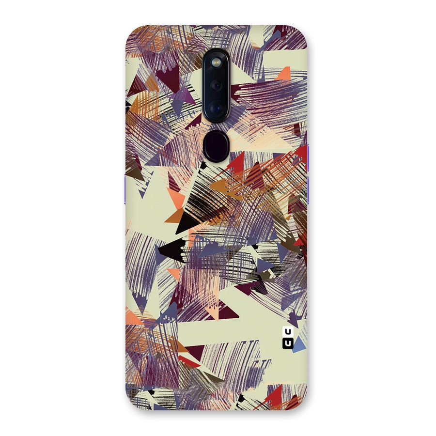 Abstract Sketch Back Case for Oppo F11 Pro
