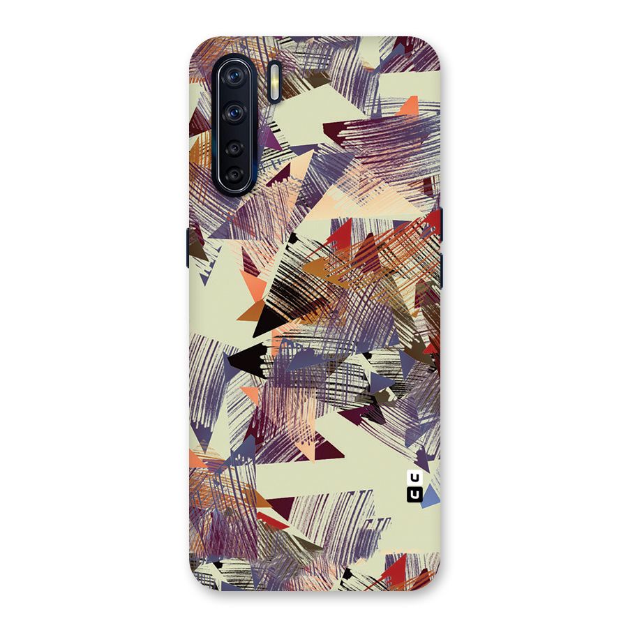 Abstract Sketch Back Case for Oppo F15