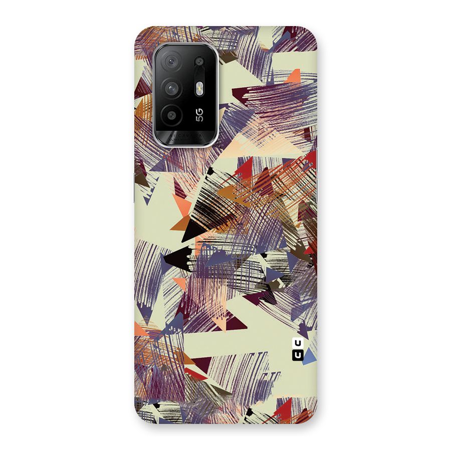 Abstract Sketch Back Case for Oppo F19 Pro Plus 5G