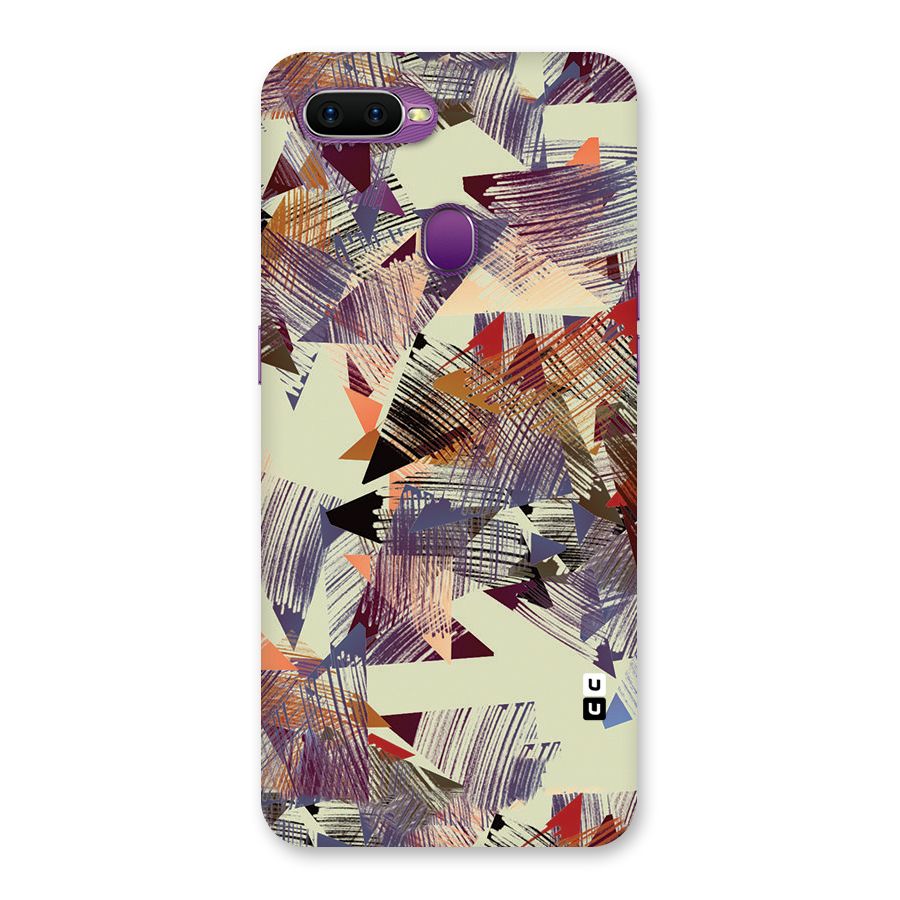 Abstract Sketch Back Case for Oppo F9