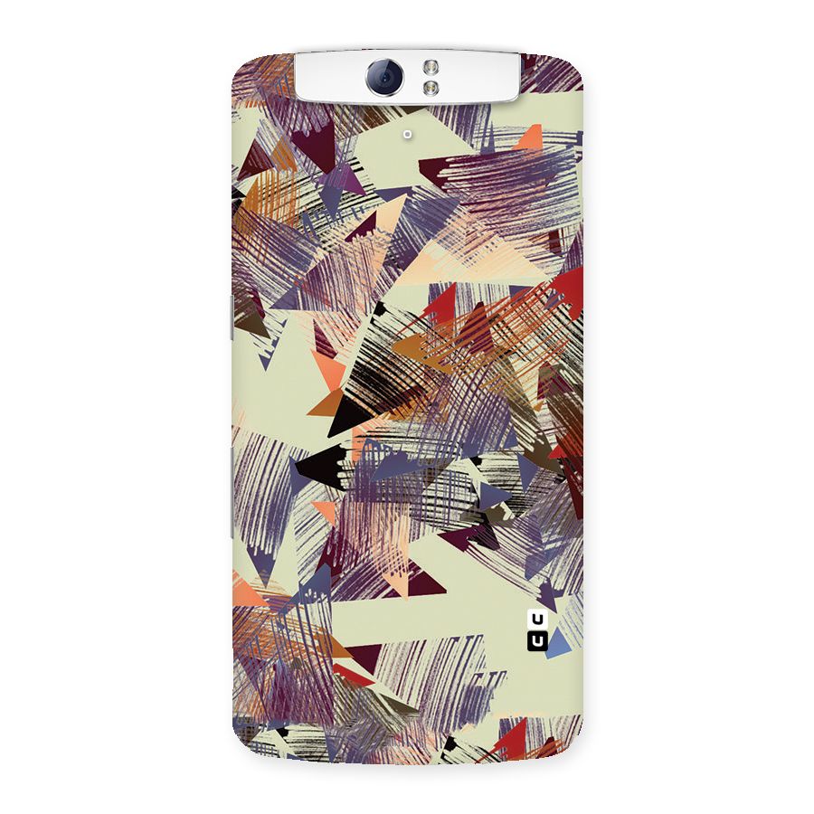 Abstract Sketch Back Case for Oppo N1