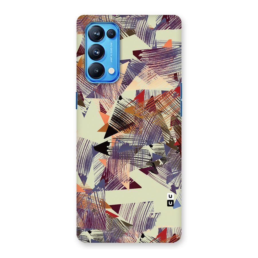 Abstract Sketch Back Case for Oppo Reno5 Pro 5G