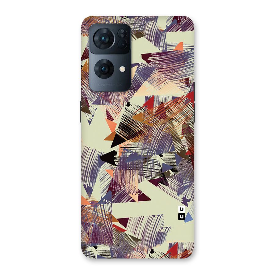 Abstract Sketch Back Case for Oppo Reno7 Pro 5G