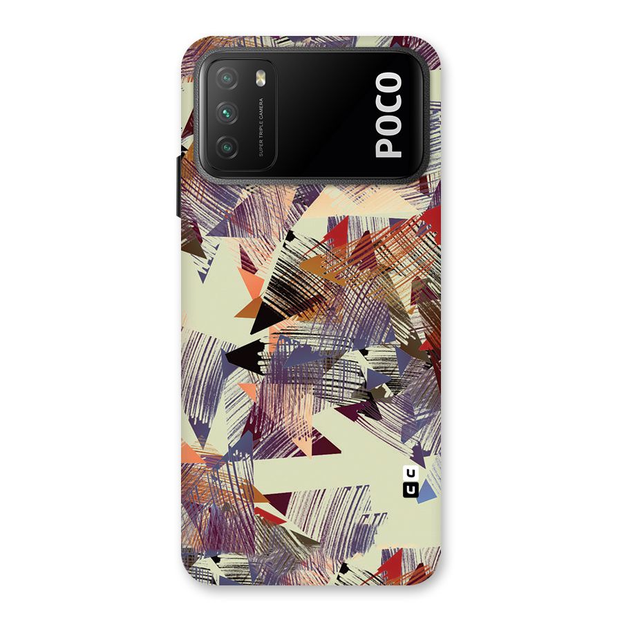 Abstract Sketch Back Case for Poco M3