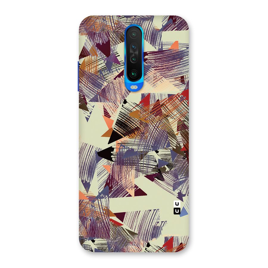 Abstract Sketch Back Case for Poco X2