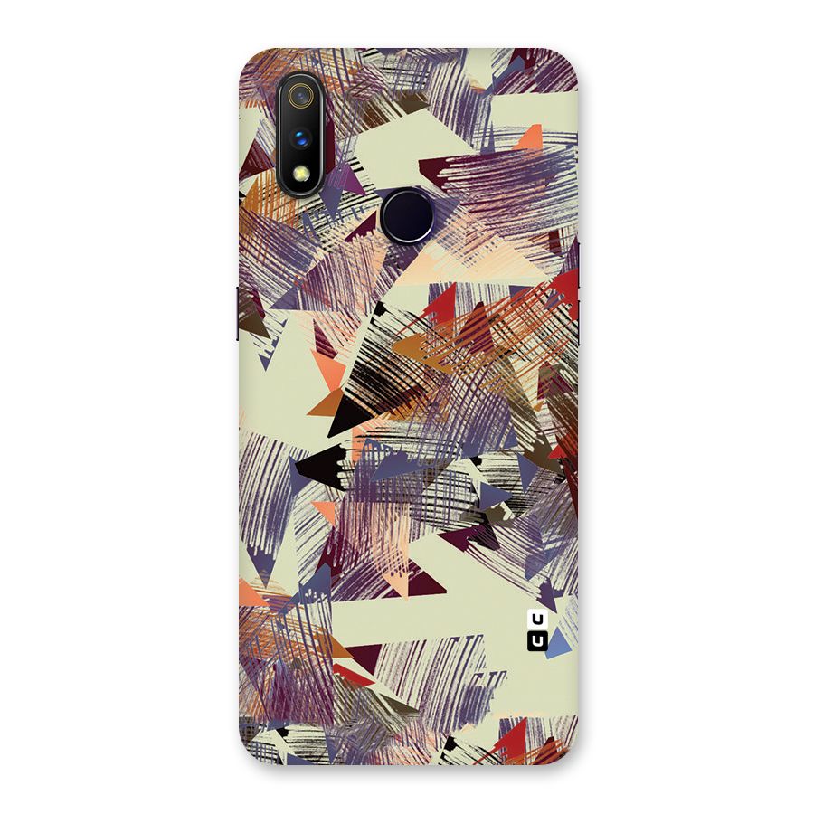 Abstract Sketch Back Case for Realme 3 Pro