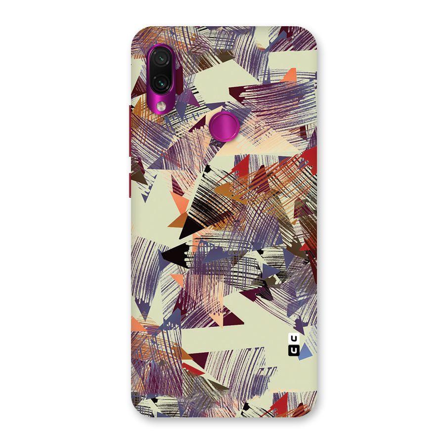 Abstract Sketch Back Case for Redmi Note 7 Pro