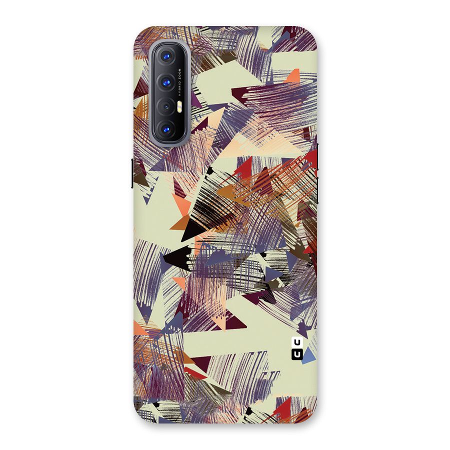 Abstract Sketch Back Case for Reno3 Pro