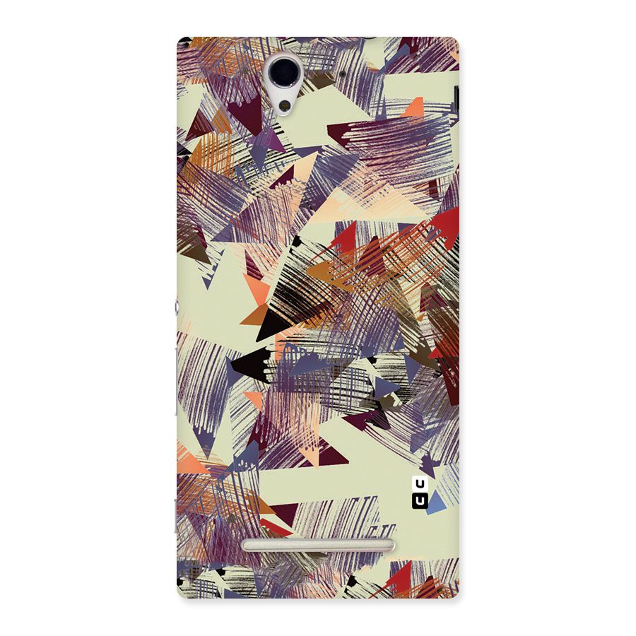Abstract Sketch Back Case for Sony Xperia C3