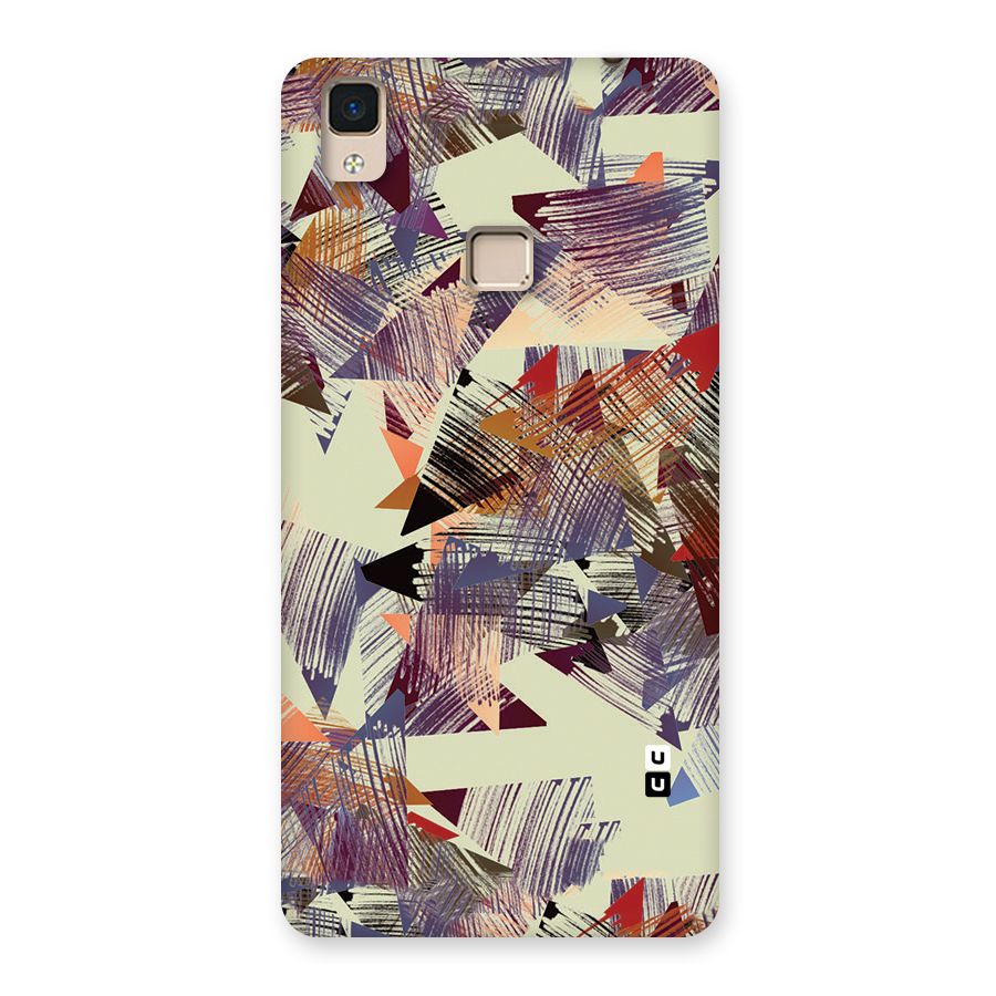 Abstract Sketch Back Case for V3 Max