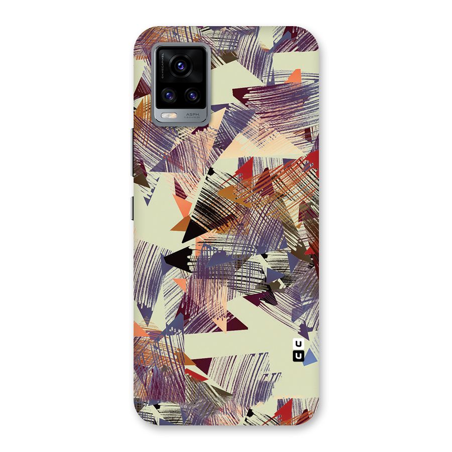 Abstract Sketch Back Case for Vivo V20