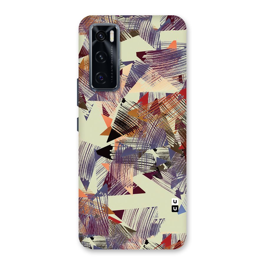 Abstract Sketch Back Case for Vivo V20 SE
