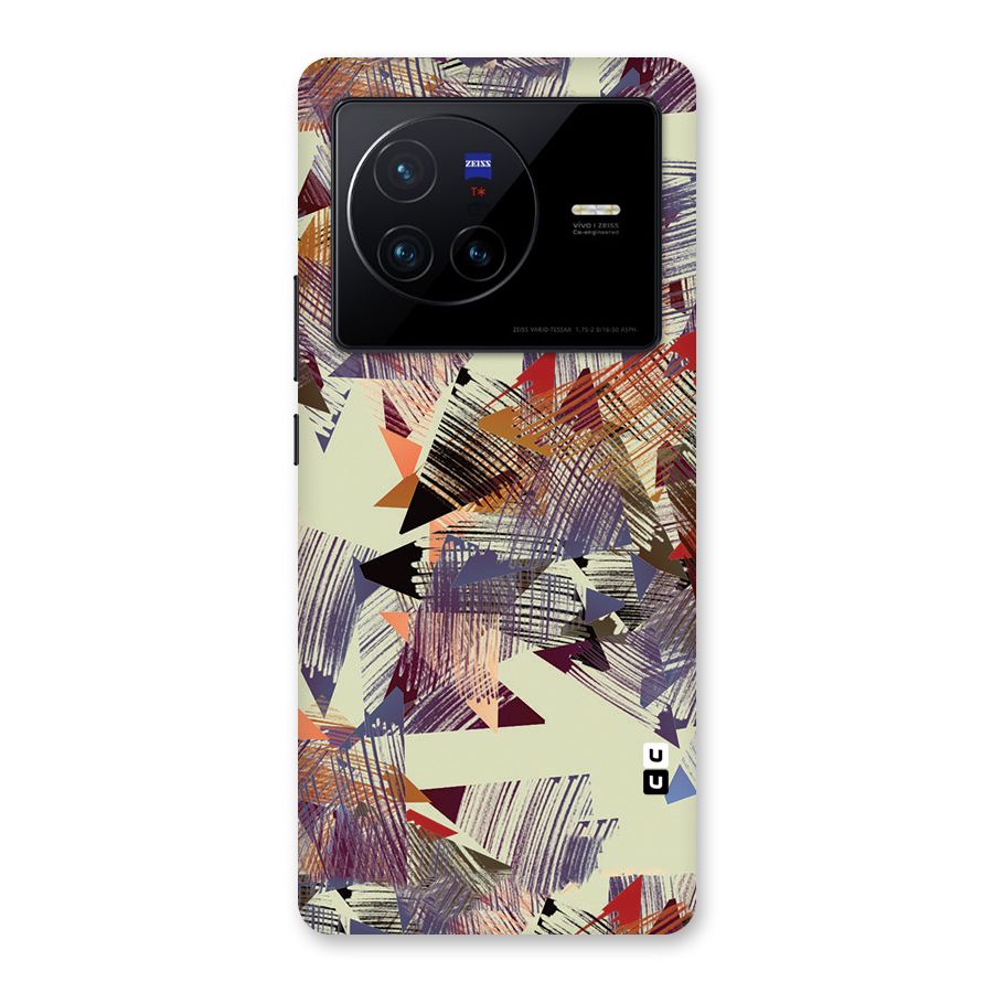 Abstract Sketch Back Case for Vivo X80
