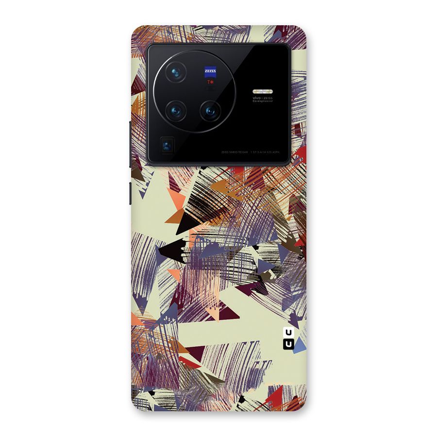 Abstract Sketch Back Case for Vivo X80 Pro