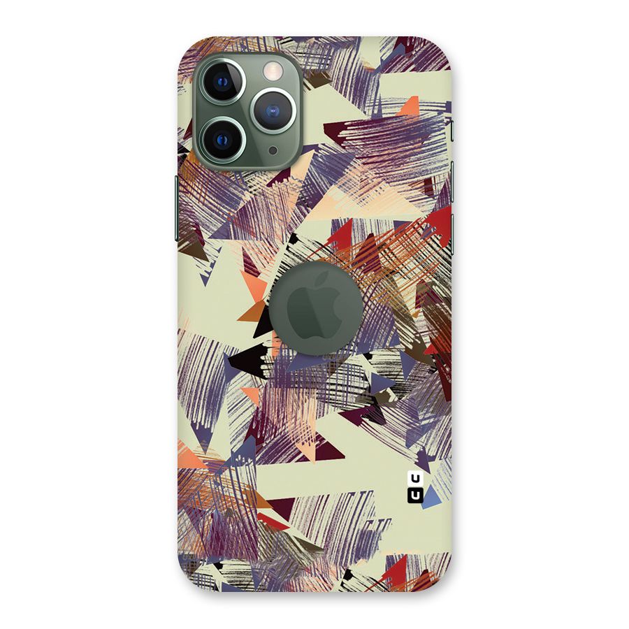 Abstract Sketch Back Case for iPhone 11 Pro Logo  Cut