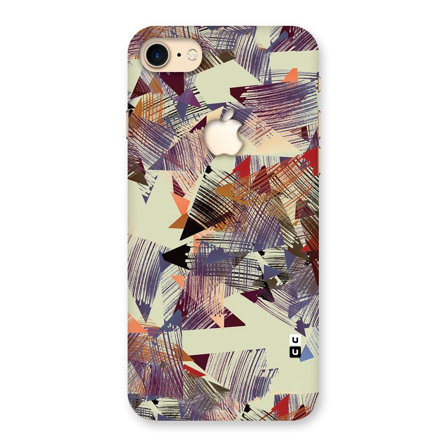 Abstract Sketch Back Case for iPhone 7 Apple Cut