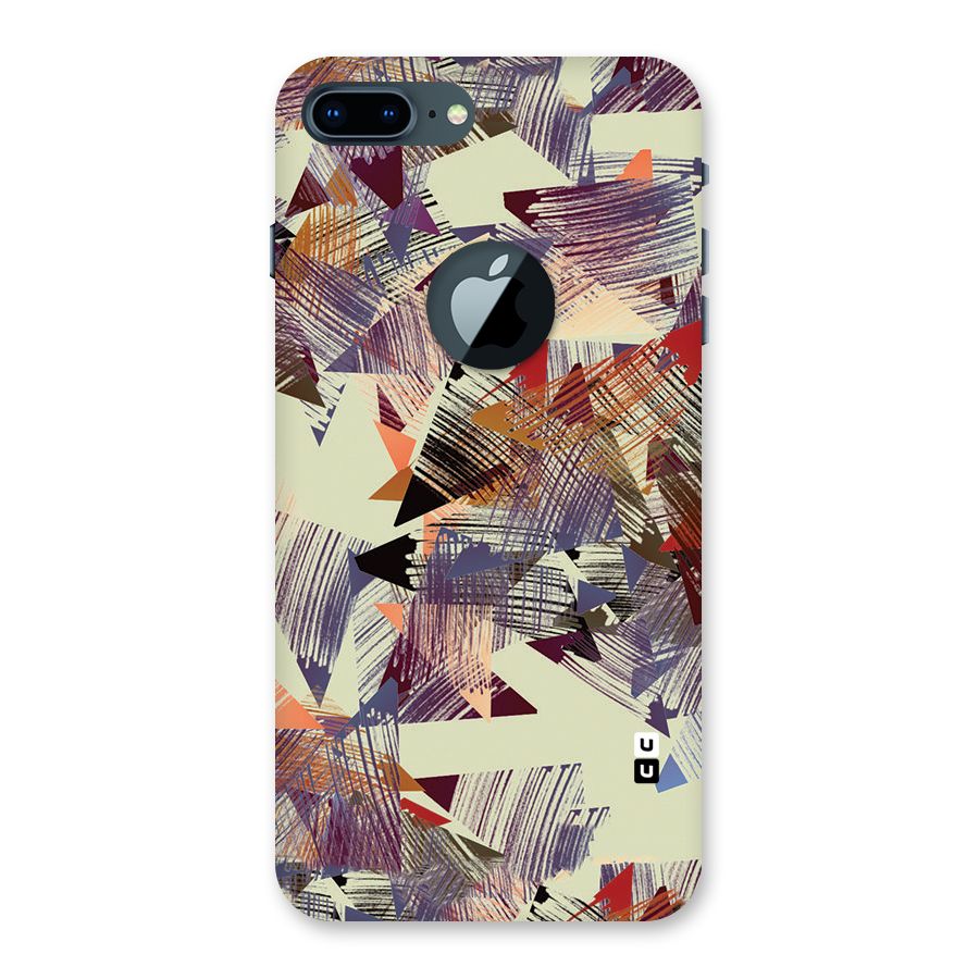 Abstract Sketch Back Case for iPhone 7 Plus Logo Cut
