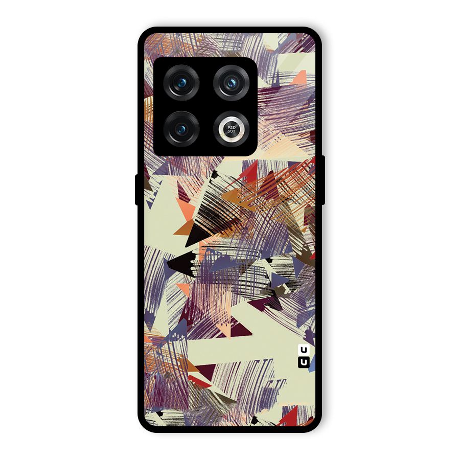 Abstract Sketch Glass Back Case for OnePlus 10 Pro 5G