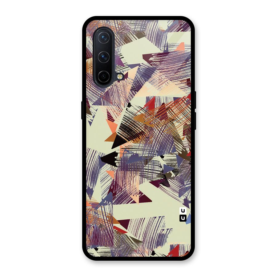 Abstract Sketch Glass Back Case for OnePlus Nord CE 5G
