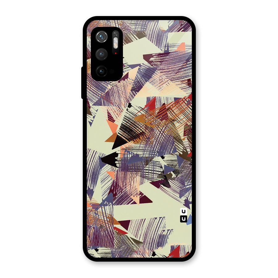 Abstract Sketch Glass Back Case for Poco M3 Pro 5G