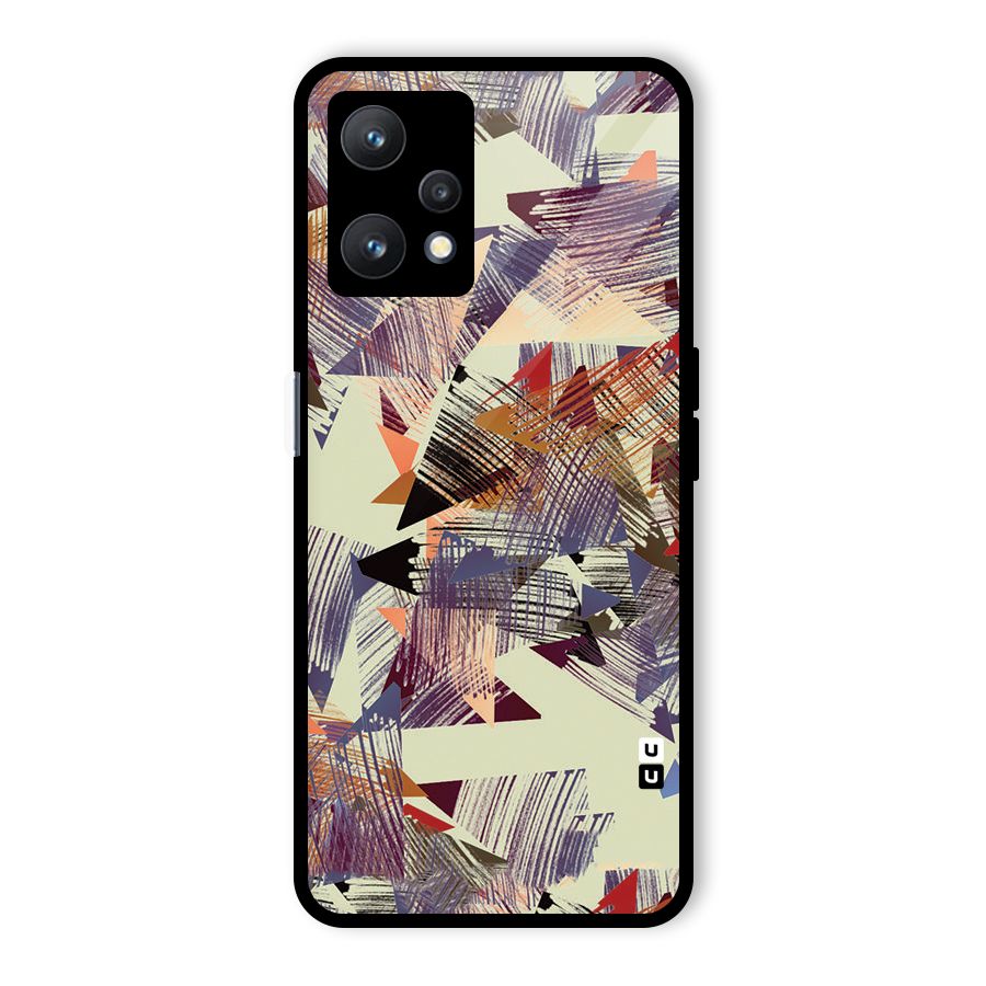 Abstract Sketch Glass Back Case for Realme 9 Pro 5G