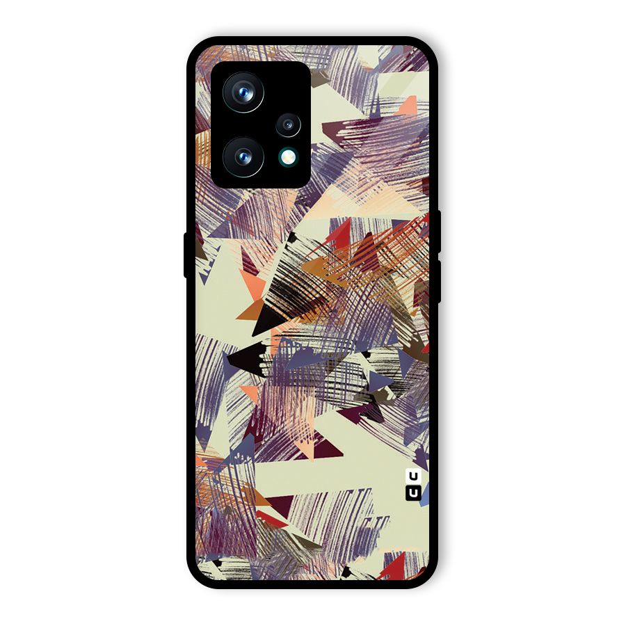 Abstract Sketch Glass Back Case for Realme 9 Pro Plus 5G