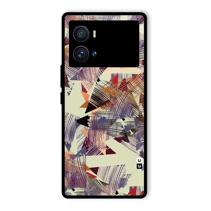 Abstract Sketch Glass Back Case for Vivo iQOO 9 Pro