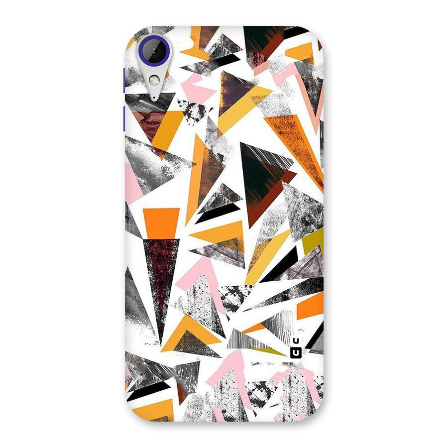 Abstract Sketchy Triangles Back Case for Desire 830