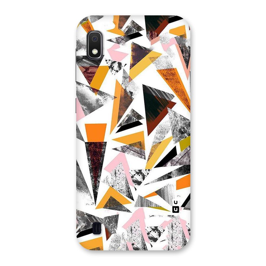 Abstract Sketchy Triangles Back Case for Galaxy A10
