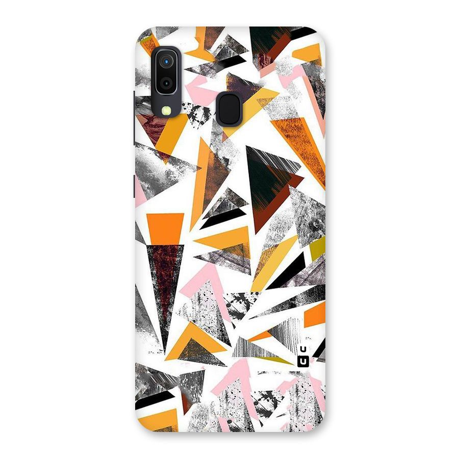 Abstract Sketchy Triangles Back Case for Galaxy A30