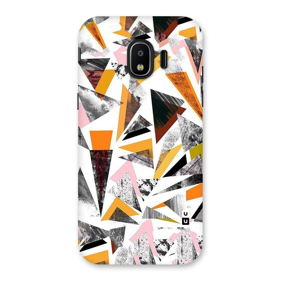 Abstract Sketchy Triangles Back Case for Galaxy J2 Pro 2018