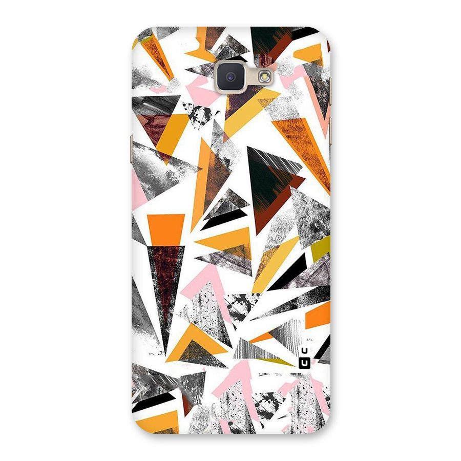 Abstract Sketchy Triangles Back Case for Galaxy J5 Prime