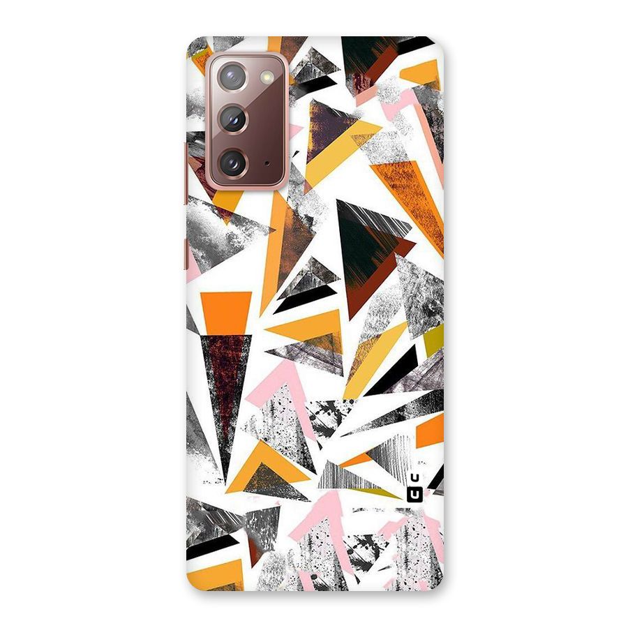 Abstract Sketchy Triangles Back Case for Galaxy Note 20
