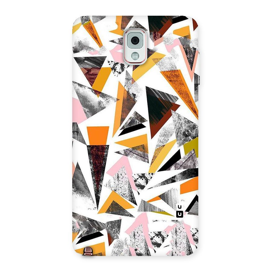 Abstract Sketchy Triangles Back Case for Galaxy Note 3