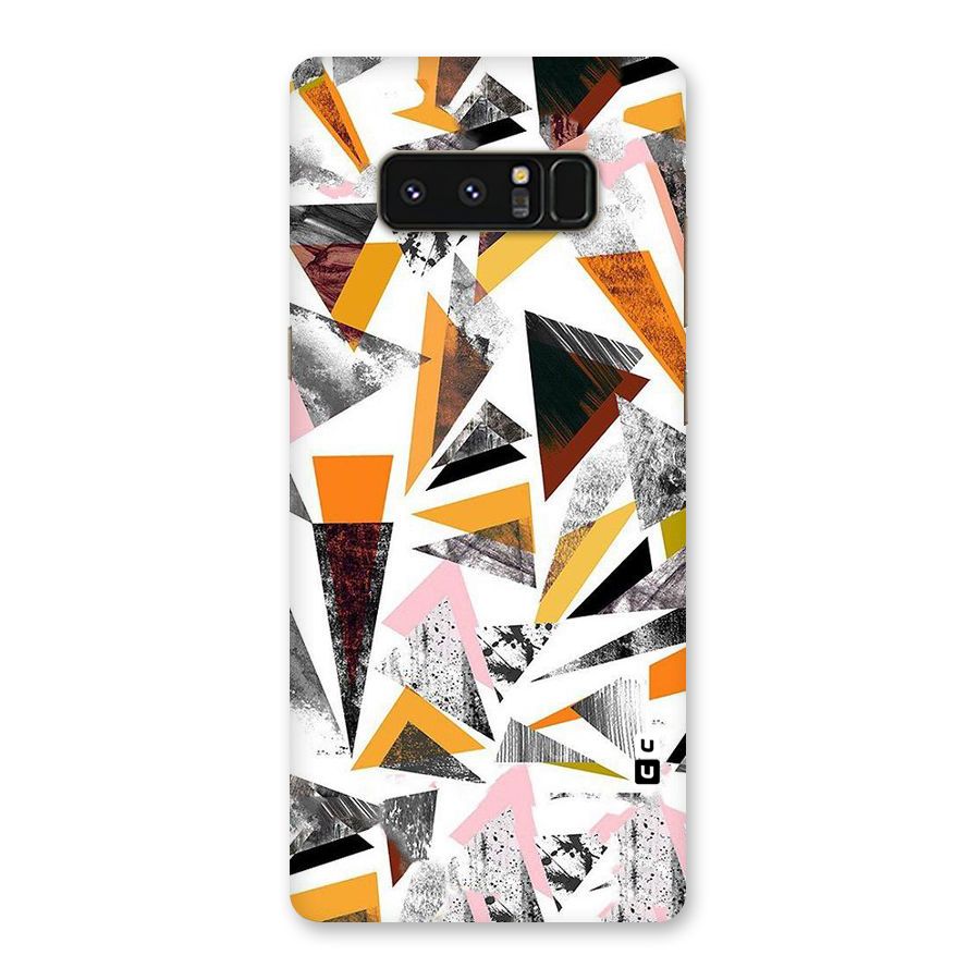 Abstract Sketchy Triangles Back Case for Galaxy Note 8
