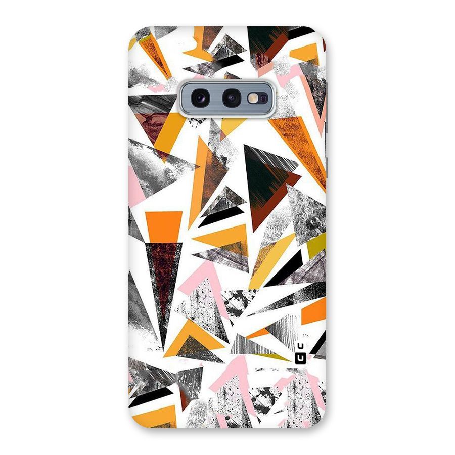 Abstract Sketchy Triangles Back Case for Galaxy S10e