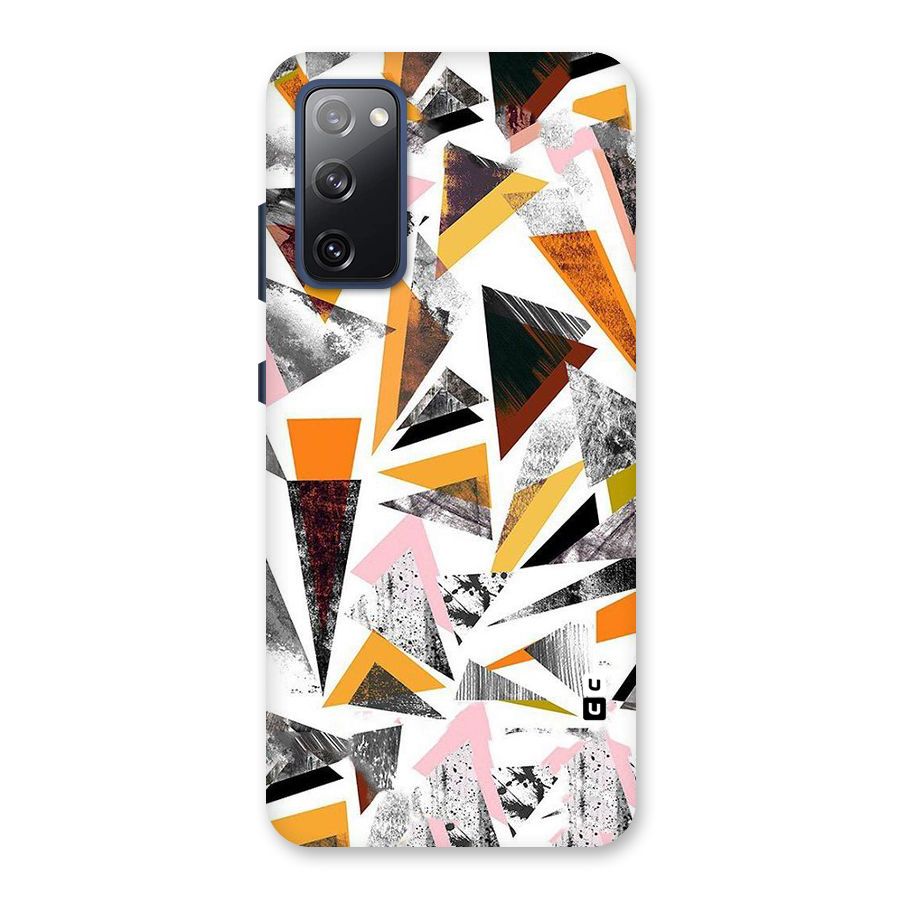 Abstract Sketchy Triangles Back Case for Galaxy S20 FE